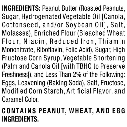 Grandma'S Cookies, Peanut Butter, 2.5Oz (10 Pack)