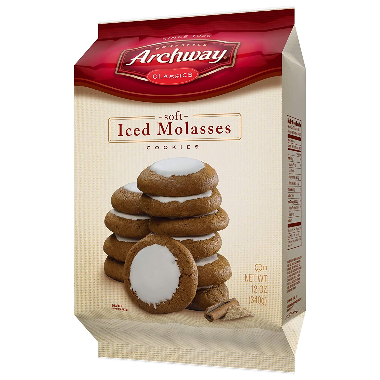 Archway Archway Iced Molasses Cookies, 12 Ounce