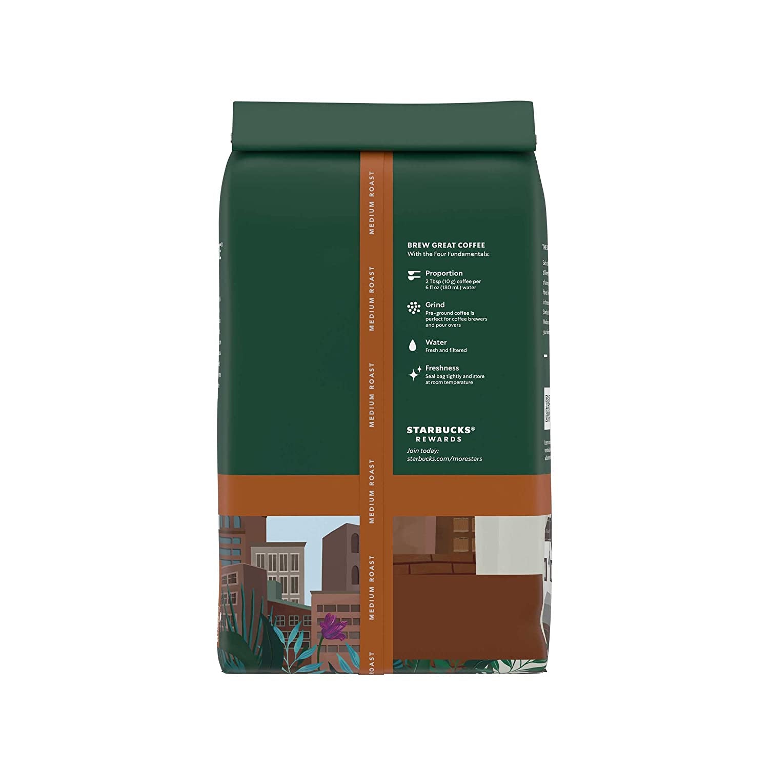 Starbucks Ground Coffee—Medium Roast Coffee—Pike Place Roast—100% Arabica—1 Bag (28 Oz)