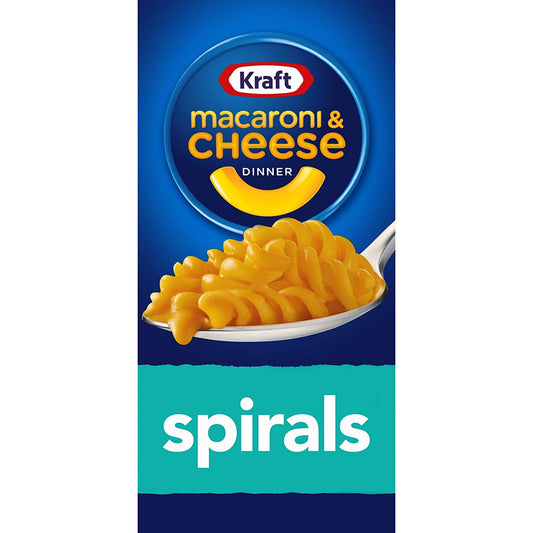 Kraft Spirals Original Macaroni & Cheese Dinner (5.5 Oz Box)