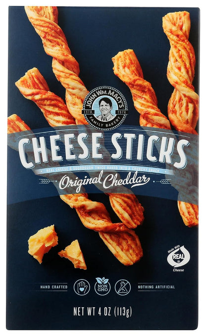 John Wm Macy'S Original Cheddar Cheese Sticks, 4 Oz