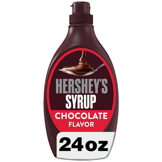 HERSHEY'S Chocolate Syrup Bottle, 24 Oz