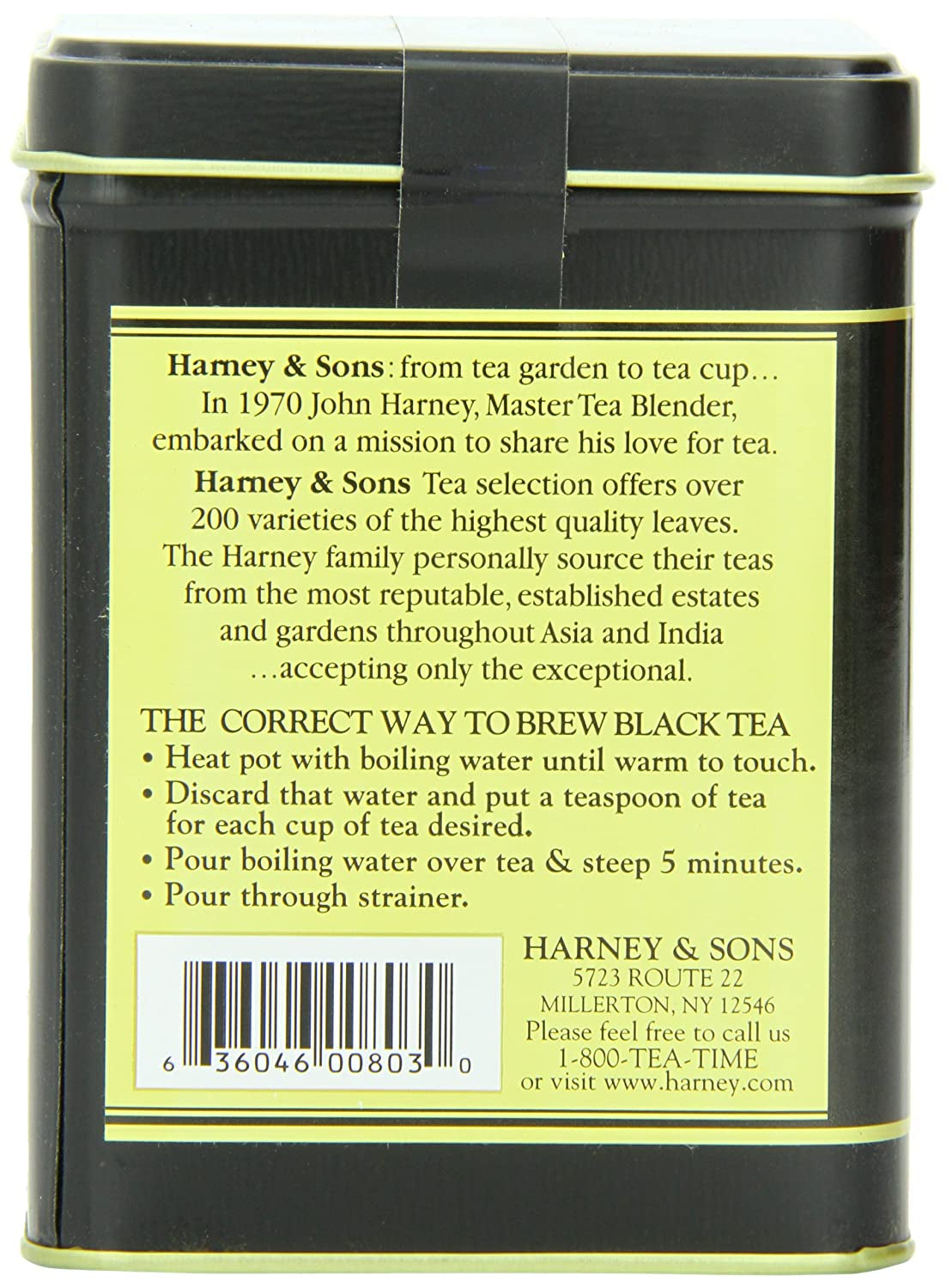 Harney & Sons Loose Leaf Black Tea, Darjeeling, 8 Ounce