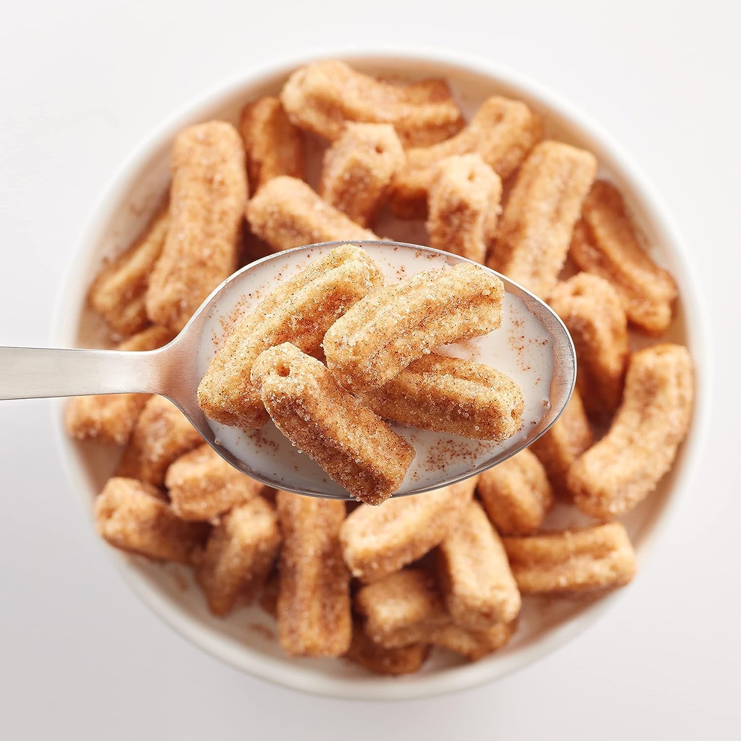 General Mills Churros Cinnamon Toast Crunch Breakfast Cereal, Crispy Cinnamon Cereal, 11.9 OZ Cereal Box