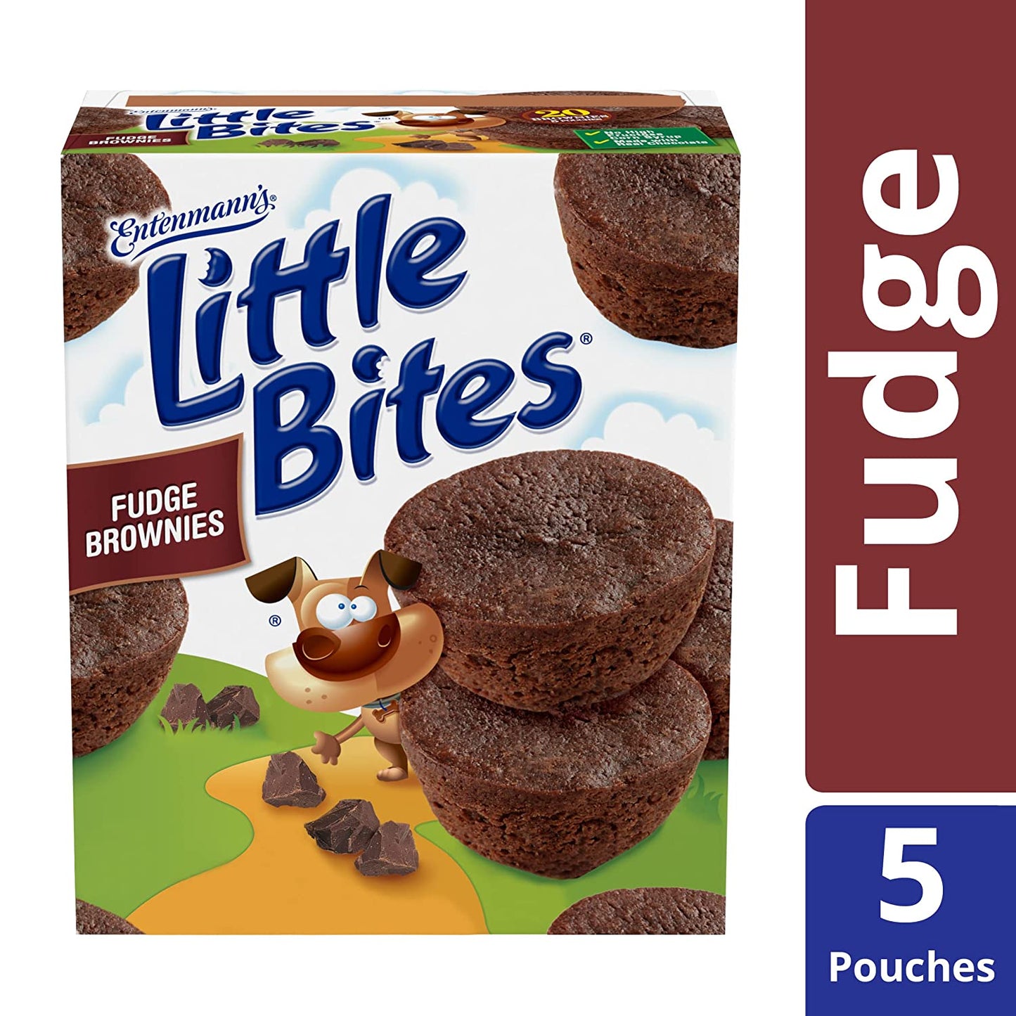 Entenmann'S Little Bites Fudge Brownie Mini Muffins 1 Pack (5 Pouches)