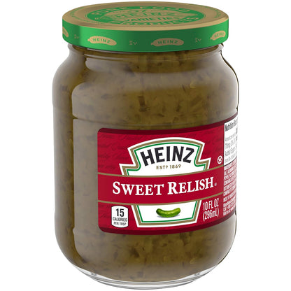 Heinz Sweet Relish, 10 Oz Jar