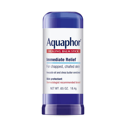 Aquaphor Healing Balm Stick, Skin Protectant with Avocado Oil and Shea Butter, 0.65 Oz Stick