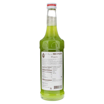 Monin - Pistachio Syrup, Rich and Roasted Pistachio Flavor, Great for Lattes, Mochas, and Dessert Cocktails, Non-Gmo, Gluten-Free (750 Ml)