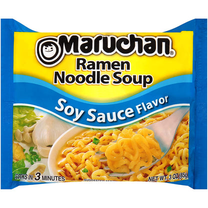 Maruchan Ramen Soy Sauce Flavor, 3.0 Oz, Pack of 24