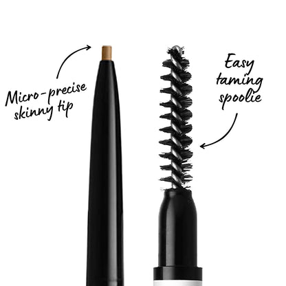 NYX PROFESSIONAL MAKEUP Micro Brow Pencil, Eyebrow Pencil - Blonde