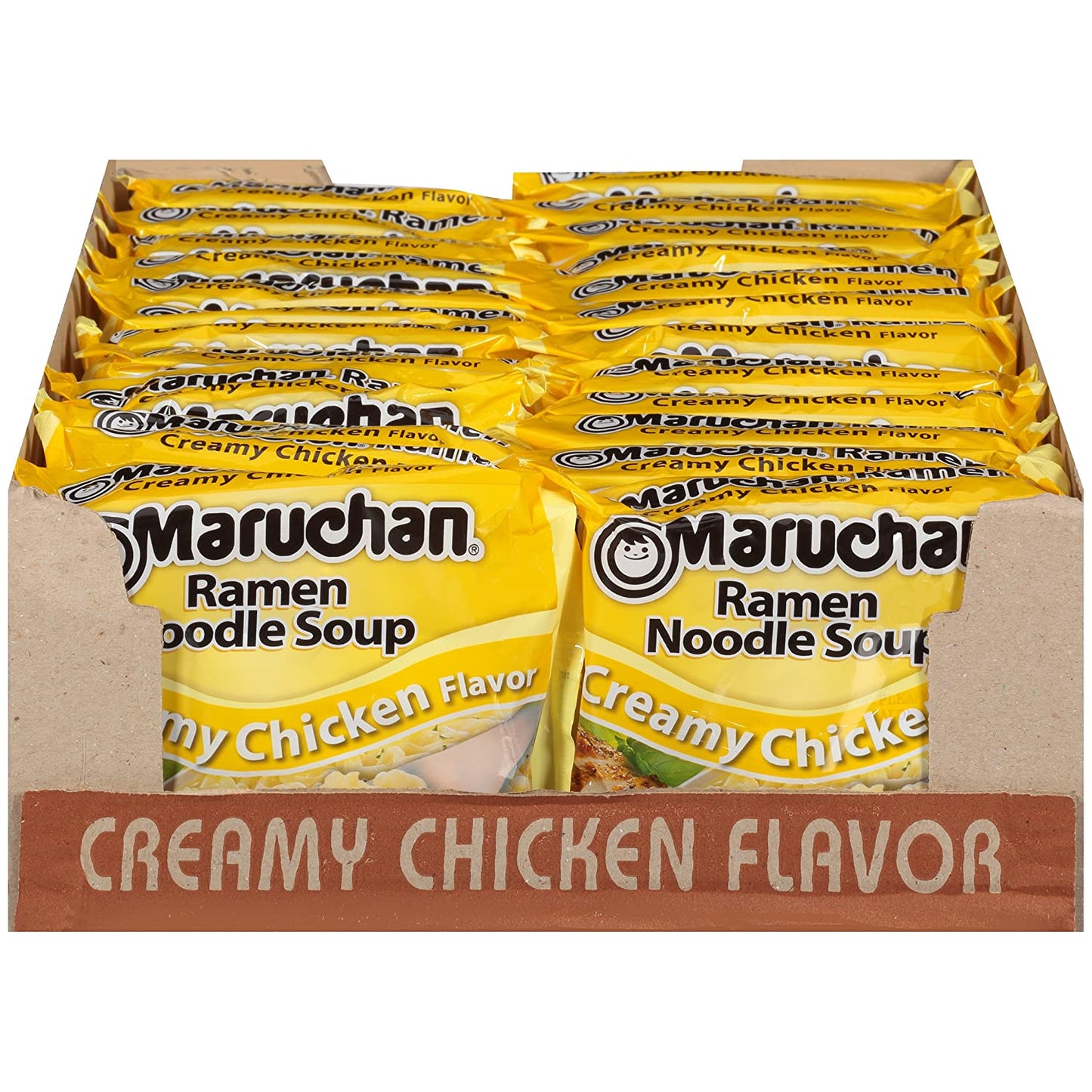 Maruchan Ramen Creamy Chicken Flavor, 3 Oz, Pack of 24