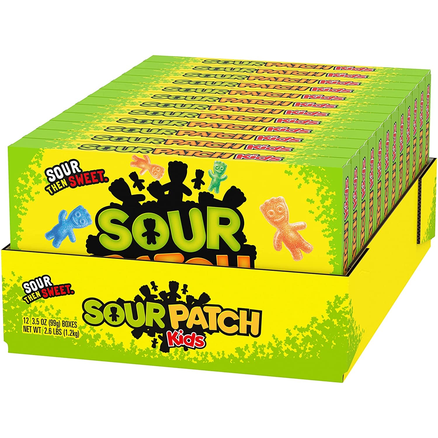 (Price/Case)Sour Patch Kids Soft and Chewy Candy 3.5 Ounces - 12 per Case