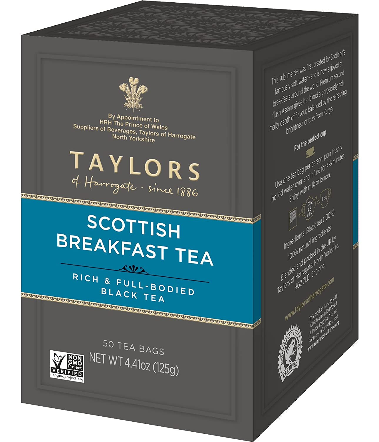 Taylors of Harrogate Scottish Breakfast, 50 Teabags