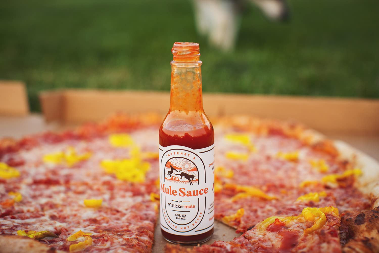 Mule Sauce - Hot Sauce with Habanero, Yellow Scotch Bonnet and Bhut Jolokia. (5 Oz, 1)