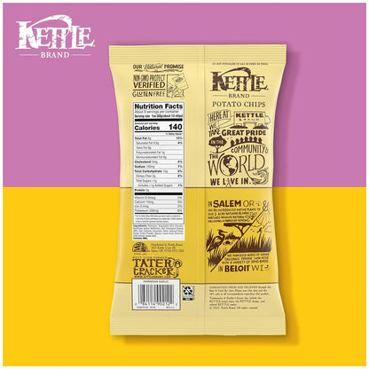 Kettle Brand Potato Chips, Parmesan Garlic Kettle Chips, 7.5 Oz