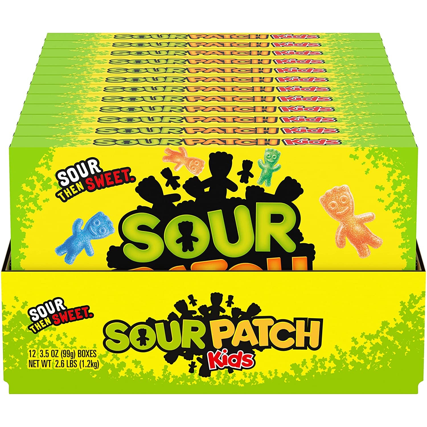 (Price/Case)Sour Patch Kids Soft and Chewy Candy 3.5 Ounces - 12 per Case