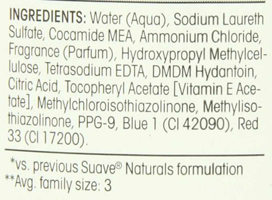 Suave Essentials Formerly Naturals Shampoo, Daily Clarifying - 22.5Oz.