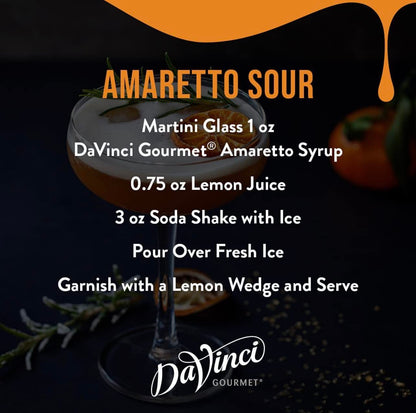 Davinci Gourmet Classic Amaretto Syrup, 25.4 Fl Oz (Pack of 1)