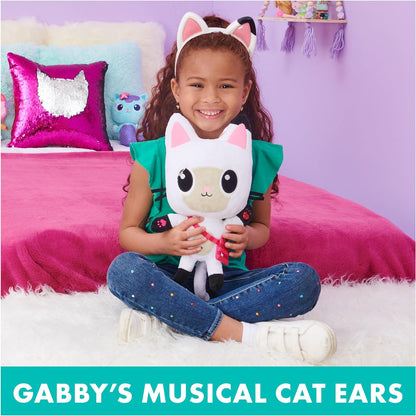 Gabby'S Dollhouse, Magical Musical Cat Ears, Kids Costume with Lights, Music, Sounds & Phrases, Pretend Play Toys for Girls Ages 3 and Up