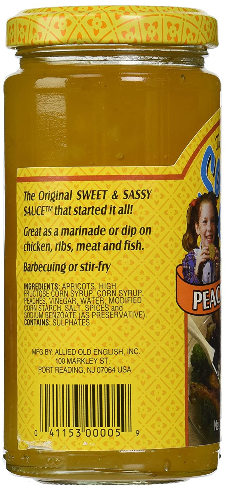 Saucy Susan Peach Apricot Sauce, 9.5 Ounce