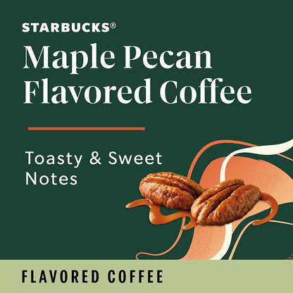 Starbucks Ground Coffee—Maple Pecan Flavored Coffee—Naturally Flavored—100% Arabica—1 Bag (17 Oz)