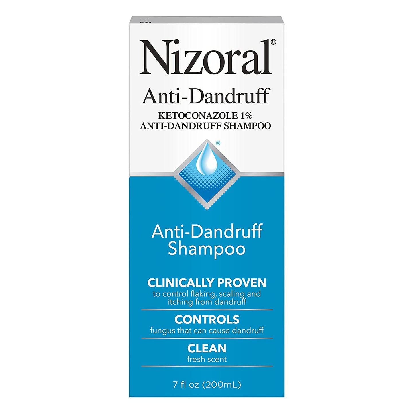 Nizoral Anti-Dandruff Shampoo with 1% Ketoconazole, Fresh Scent, 7 Fl Oz