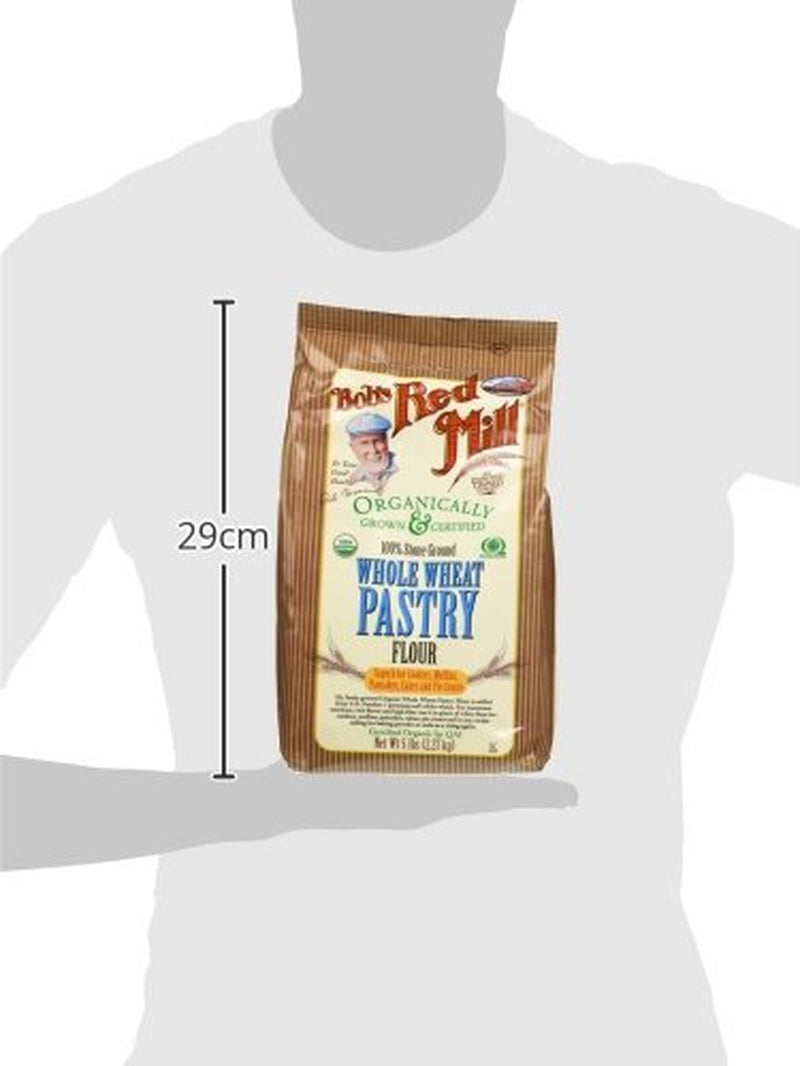 Bobs Red Mill Organic Whole Wheat Pastry Flour, 80 Oz