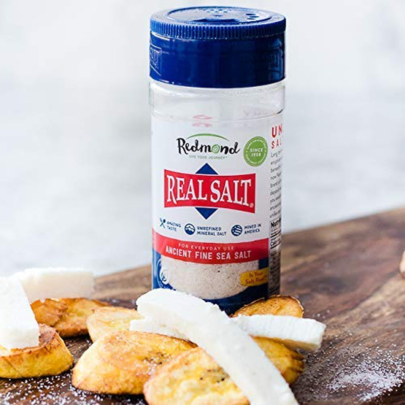 Redmond Real Salt, Nature'S First Sea Salt, Fine Salt, 10 Ounce Shaker (2 Pack)