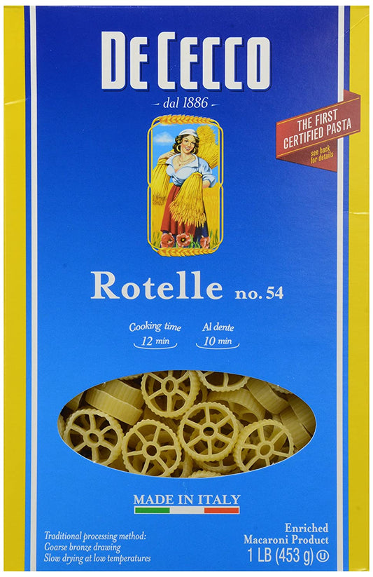 De Cecco Rotelle No.54 Pasta, 16 Oz