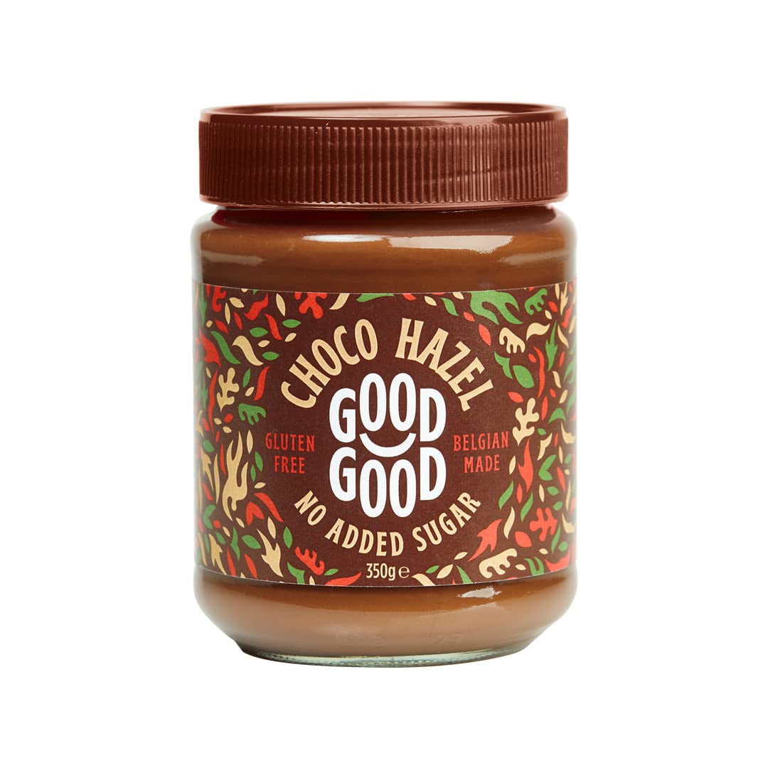 Belgian Choco Hazel with Stevia and Maltitol 12 Oz (350G) - No Added Sugar - a Healthy and Delicious Option for Those Who Love Chocolate Spreads - Gluten Free - Vegetarian Friendly