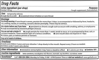 HALLS Relief Honey Lemon Sugar Free Cough Drops, Value Pack, 180 Drops