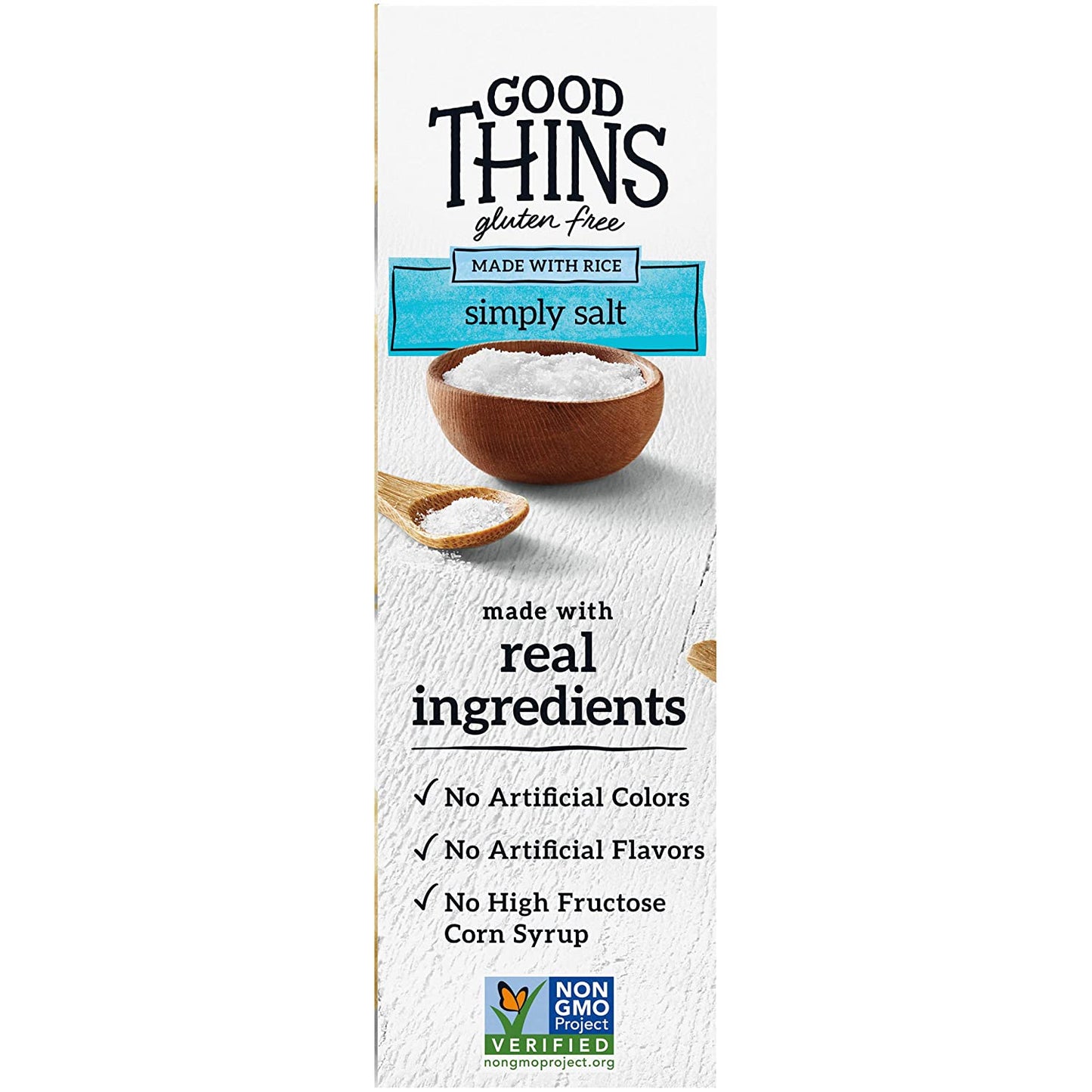 Good Thins Simply Salt Rice Snacks Gluten Free Crackers, 3.5 Ounce (Pack of 12)