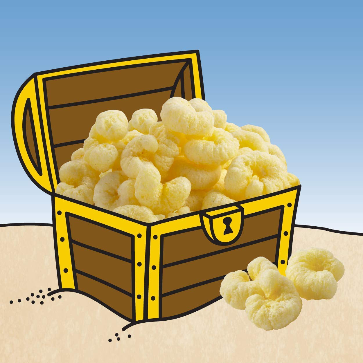 Pirate'S Booty Aged White Cheddar Cheese Puffs 6Ct, 1Oz Individual Snack Size Bags, Gluten Free, Healthy Kids Snacks