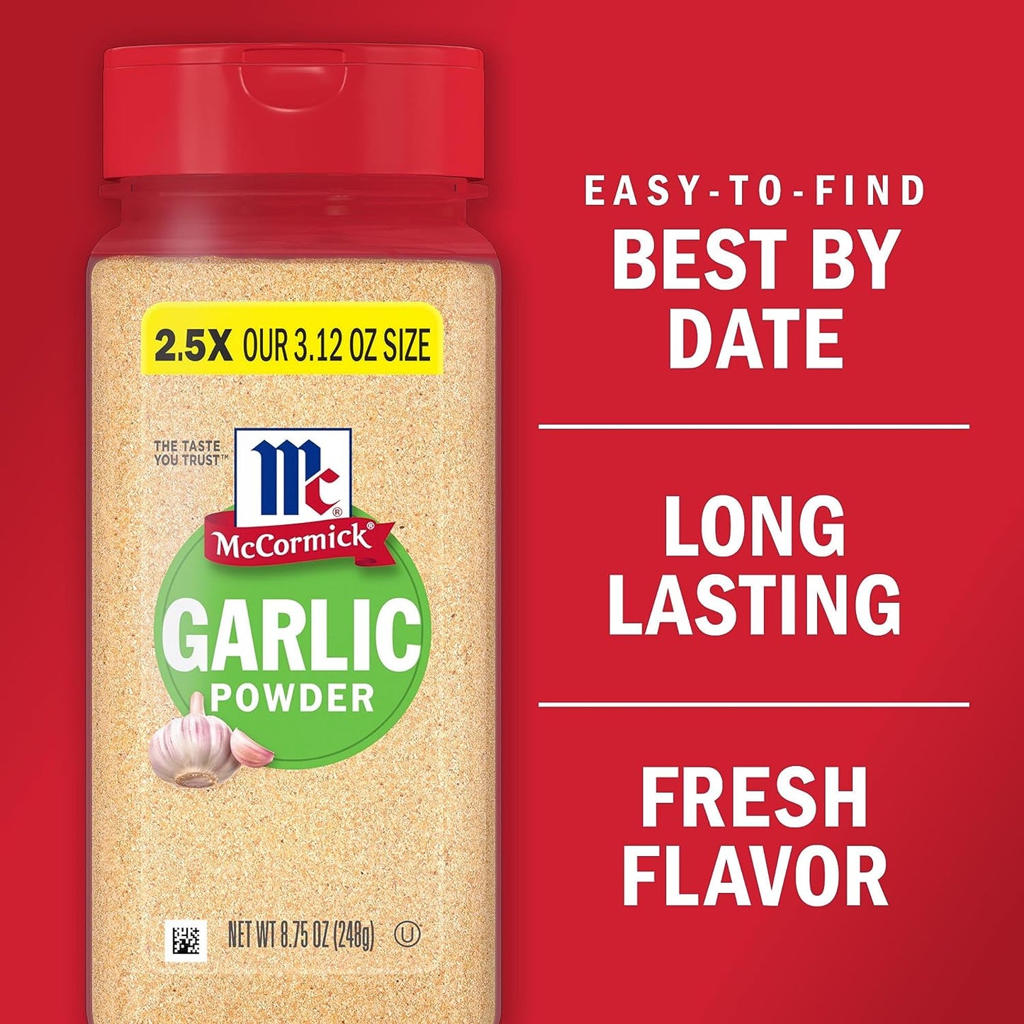 Mccormick Garlic Powder, 8.75 Oz