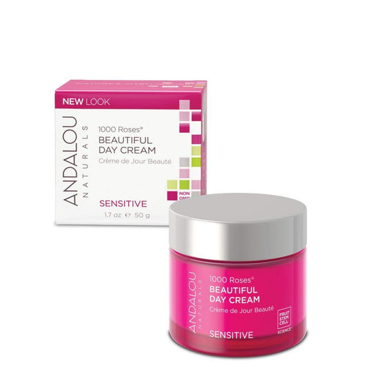 Andalou Naturals 1000 Roses Beautiful Day Cream, 1.7 Oz