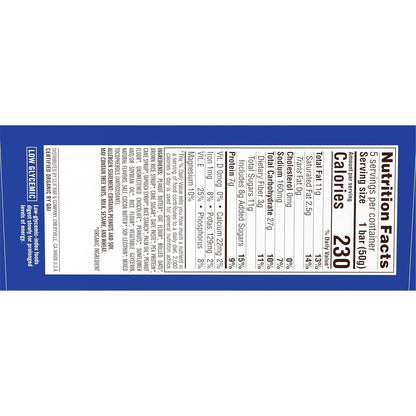 CLIF Nut Butter Bar - Chocolate Chip & Peanut Butter - Filled Energy Bars - Non-Gmo - USDA Organic - Plant-Based - Low Glycemic - 1.76 Oz. (5 Pack)