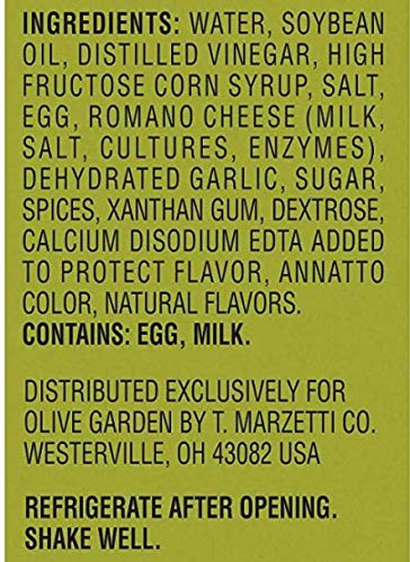 Olive Garden Signature Italian Salad Dressing, 20 Fl Oz (Pack of 2)