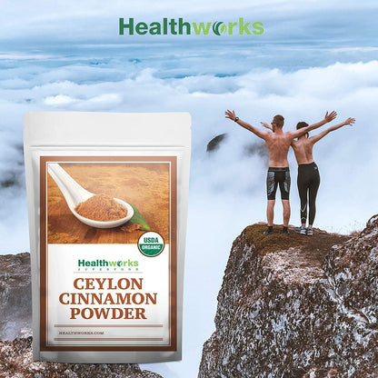 Cinnamon Powder Ceylon Raw Organic, 1 Lb (16 Oz)