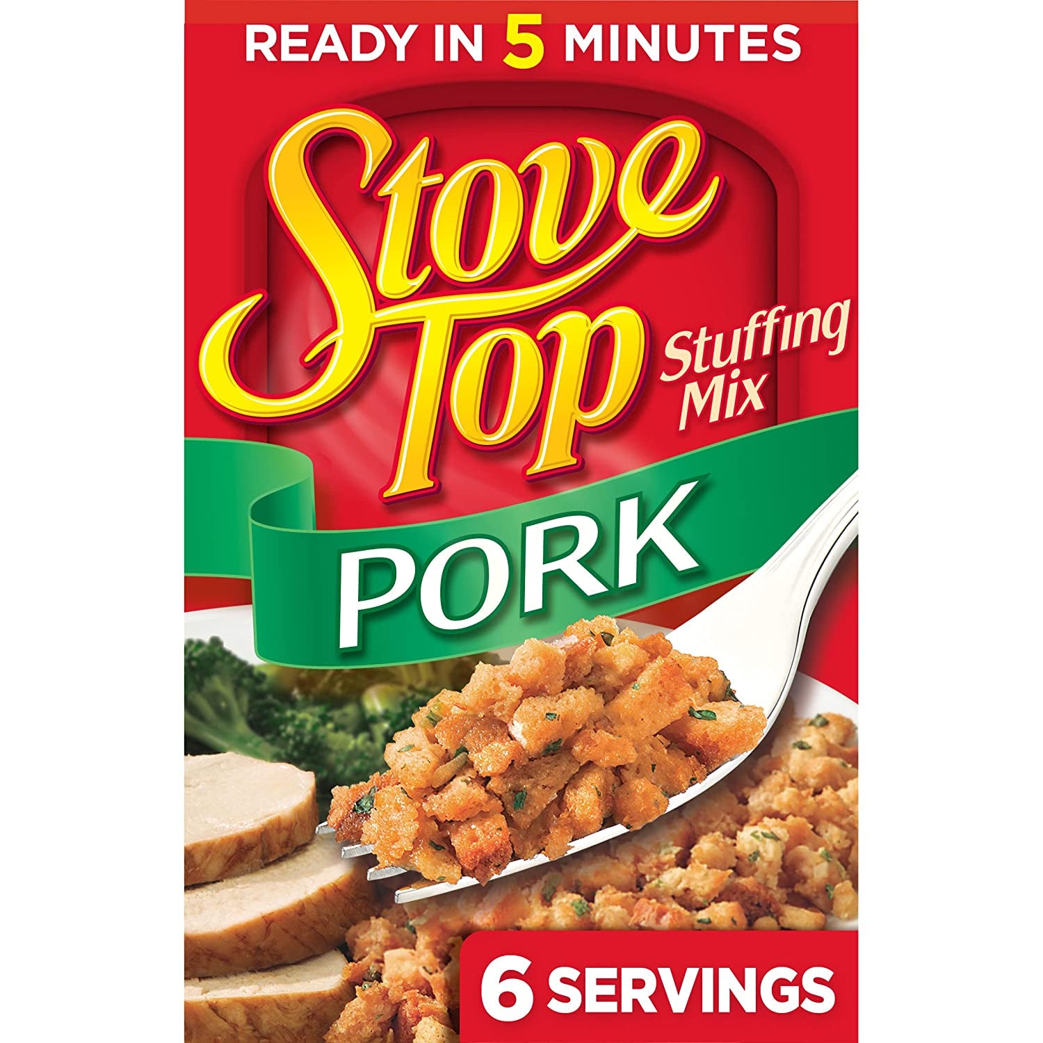 Stove Top Stuffing Mix for Pork (6 Oz Box)