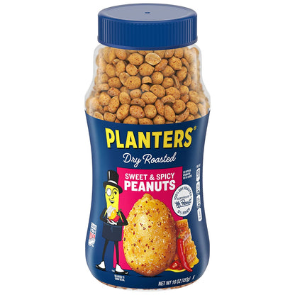 PLANTERS Sweet & Spicy Peanuts, 16 Ounce