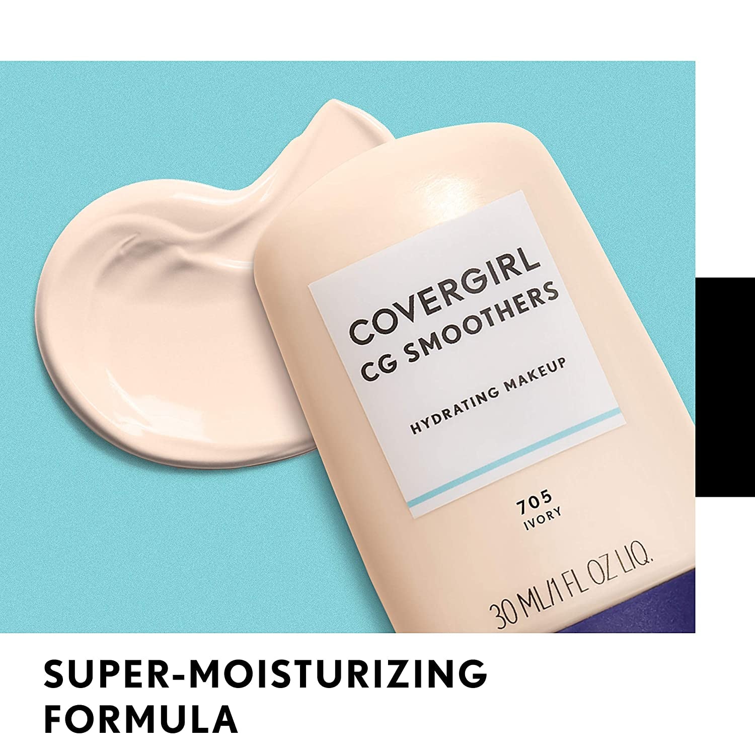 COVERGIRL Smoothers Hydrating Makeup Classic Ivory, 1 Oz (Packaging May Vary)