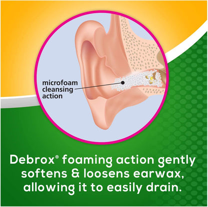 Debrox Earwax Removal Kit, Includes Drops and Ear Syringe Bulb, 0.5 Oz