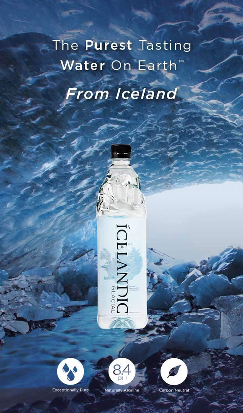 Icelandic Glacial Natural Spring Alkaline Water, 500 Ml(Pack of 6)