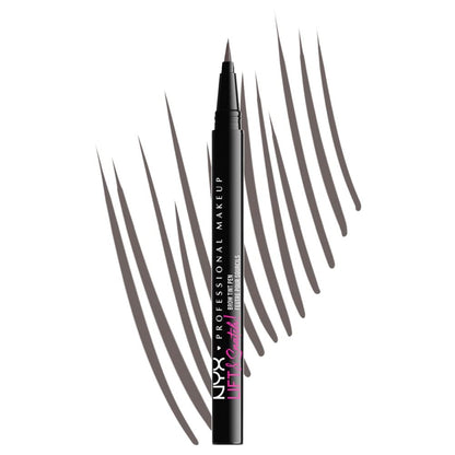 NYX PROFESSIONAL MAKEUP Lift & Snatch Eyebrow Tint Pen, Gray Black (Black Hair with Neutral Undertones)