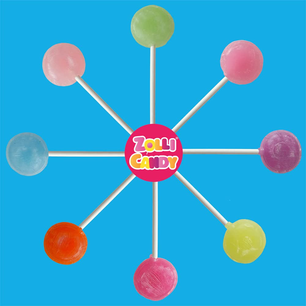 Zollipops Caramel & Green Apple, Sugar-Free, Allergy-Free, Vegan, KETO & Diabetic Friendly, Clean Teeth Candy