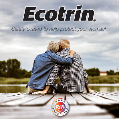 Ecotrin Low Strength Aspirin, 81Mg Low Strength, 365 Safety Coated Tablets