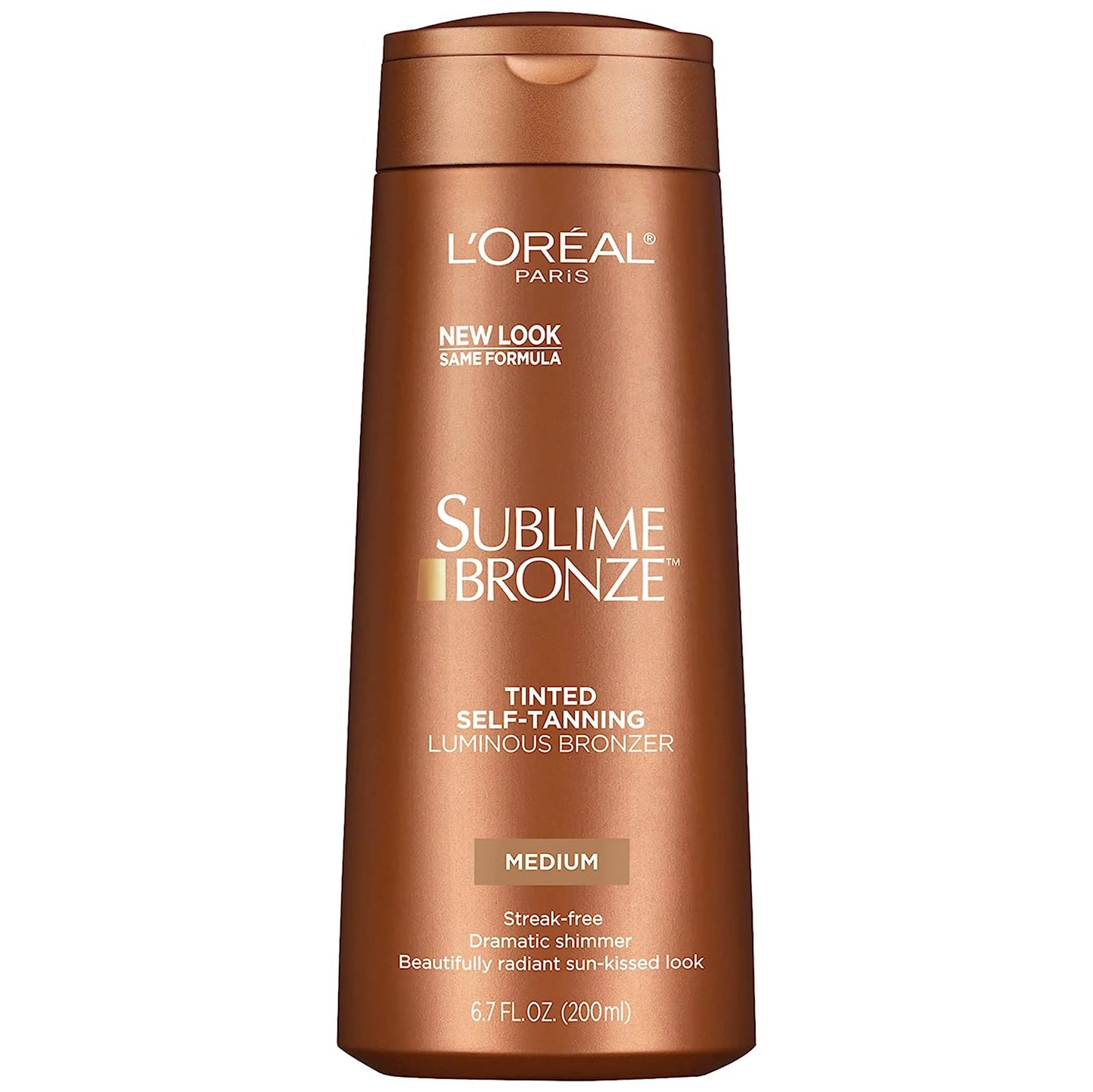 L’Oréal Paris Sublime Bronze Luminous Bronzer Self-Tanning Lotion, 6.7 Oz.