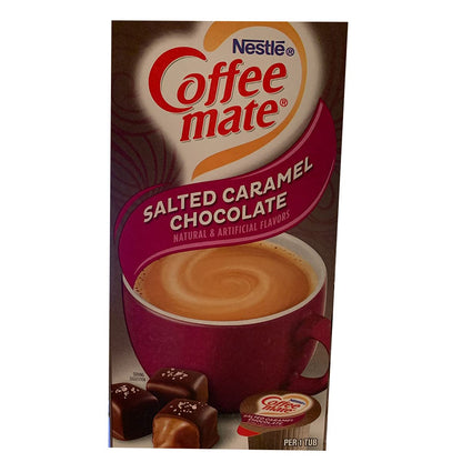 Coffee Mate Salted Caramel Chocolate Liquid Coffee Creamer Singles, 0.375 Fl Oz, 50 Ct