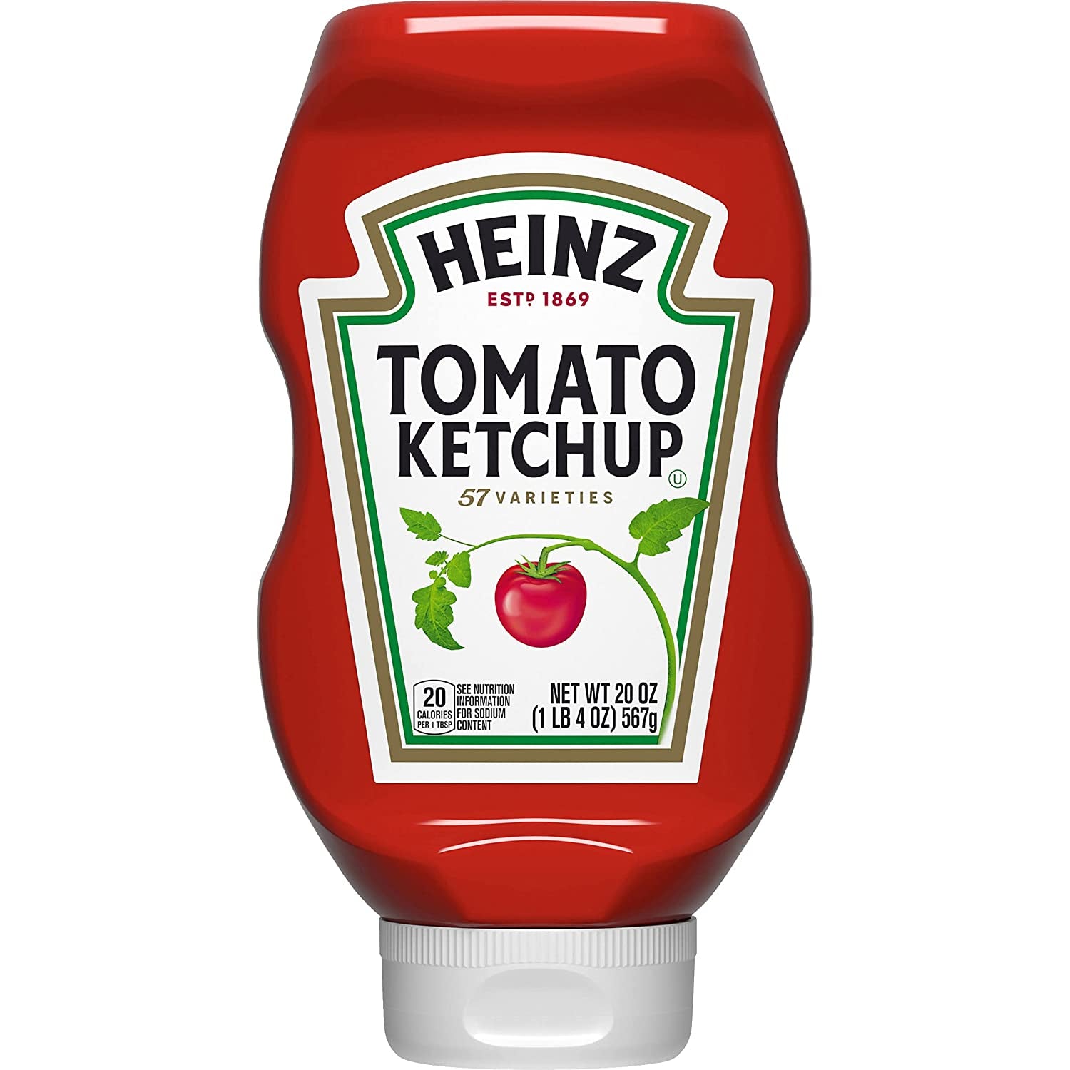 Heinz Tomato Ketchup, 20 Oz Bottle