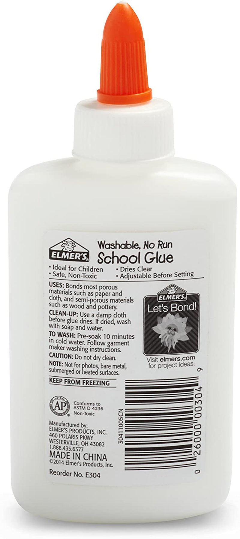 Elmer'S Liquid School Glue, Washable, Great for Making Slime, 4Oz. Each, 12 Count